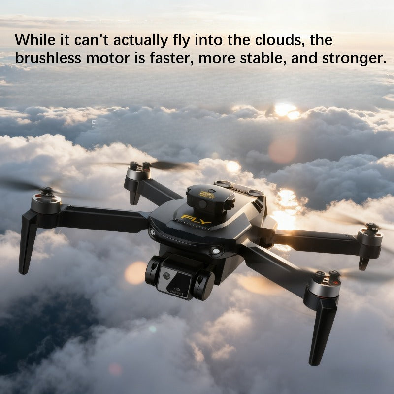 Foldable FPV Drone with Dual HD Cameras, Smart Obstacle Avoidance & Optical Flow Hover, 360° Flips, Remote Control Quadcopter with Dual Batteries