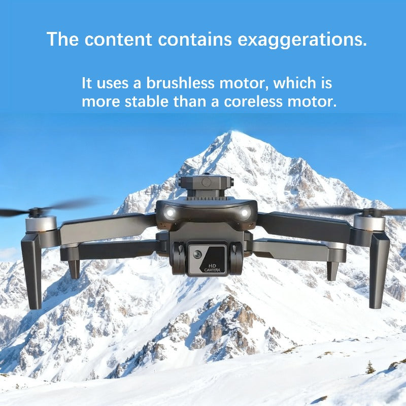 Foldable FPV Drone with Dual HD Cameras, Smart Obstacle Avoidance & Optical Flow Hover, 360° Flips, Remote Control Quadcopter with Dual Batteries