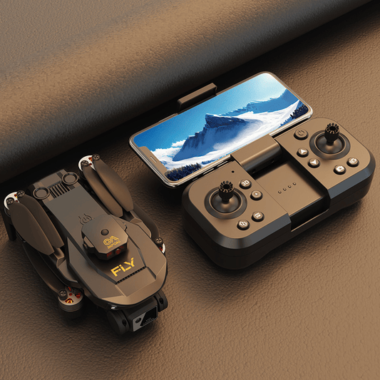 Foldable FPV Drone with Dual HD Cameras, Smart Obstacle Avoidance & Optical Flow Hover, 360° Flips, Remote Control Quadcopter with Dual Batteries